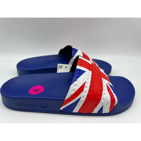 Adidas Originals Adilette Great Britain Slides G55377 Men’s Size 4 NWT main image 4